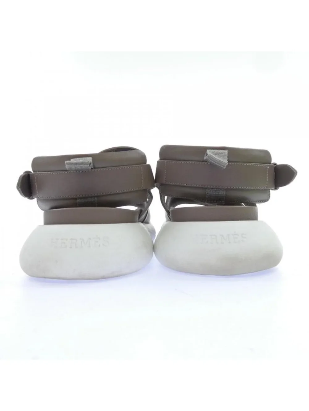 Hermes Aquiper Sandals Brown